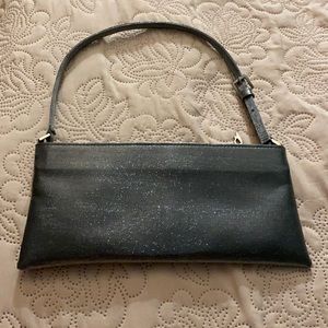 Vintage sparkly gray dressy hand/shoulder bag